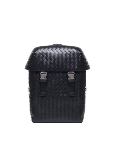 Intrecciato Flap Backpack - Bottega Veneta - Modalova