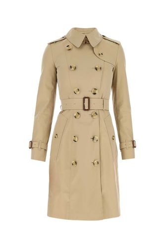 Cappuccino Cotton Trench Coat - Burberry - Modalova