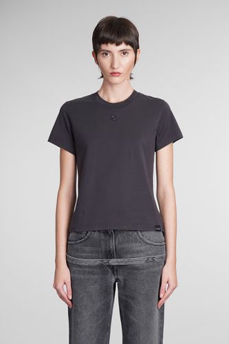 Courrèges Charcoal Cotton T-shirt - Courrèges - Modalova