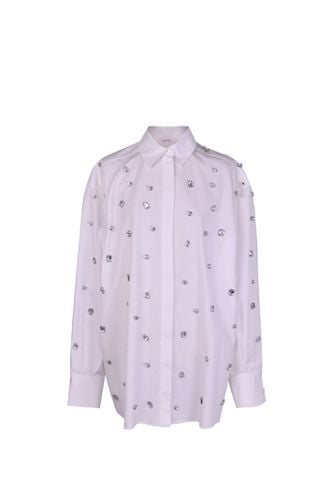 SportMax Nordica White Cotton Shirt - SportMax - Modalova