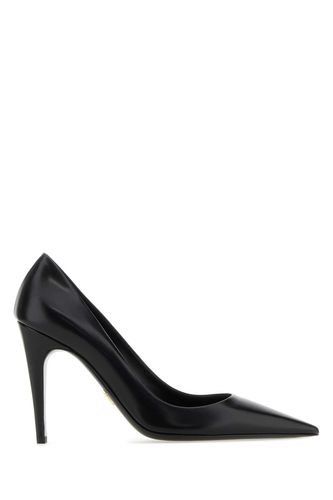 Prada Black Leather Pumps - Prada - Modalova