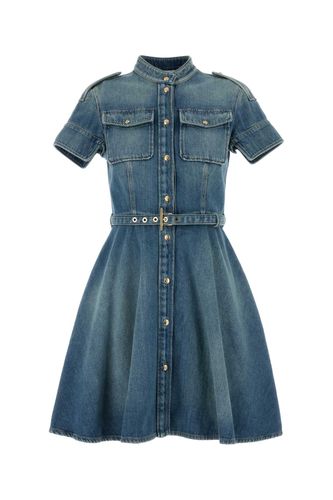 Denim Shirt Mini Dress - Alexander McQueen - Modalova