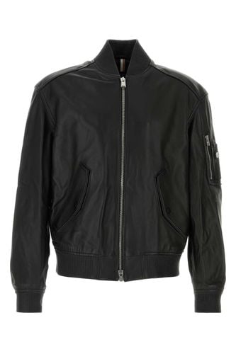 Leather Maidoc Bomber Jacket - Hugo Boss - Modalova