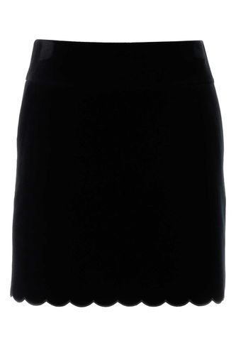 Chloé Black Velvet Mini Skirt - Chloé - Modalova