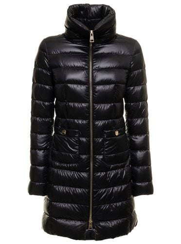 Womans Maria Quilted Nylon Long Down Jacket - Herno - Modalova