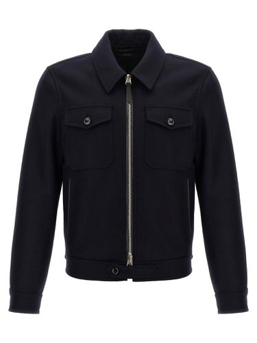 Light Melton Officer Jacket - Tom Ford - Modalova