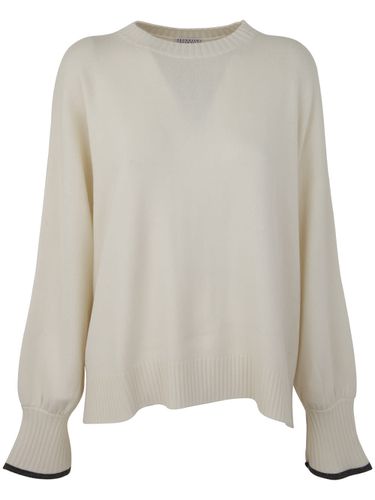 Cashmere Long Sleeve Round Neck Sweater - Brunello Cucinelli - Modalova