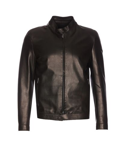 Salvatore Santoro Leather Jacket - Salvatore Santoro - Modalova