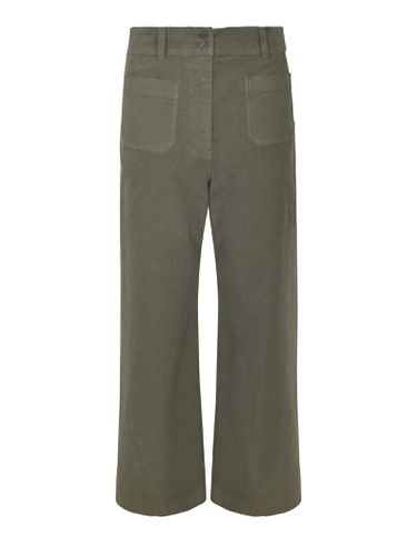 Military Green Trousers With Pockets - Aspesi - Modalova