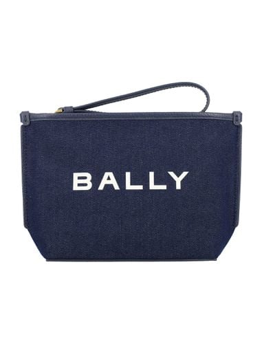 Bally Bar Denim Pouch - Bally - Modalova