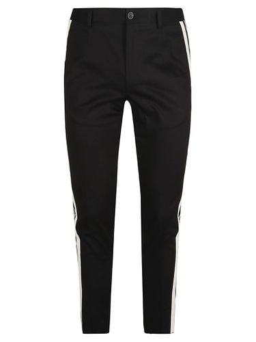 Side Stripe Buttoned Trousers - Dolce & Gabbana - Modalova