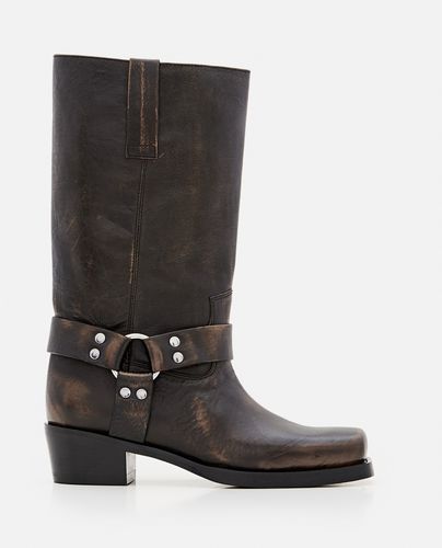 Roxy Brushed Leather Boots - Paris Texas - Modalova
