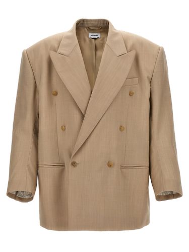 Double-breasted Wool Blazer - Hed Mayner - Modalova