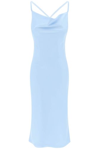 Satin Midi Slip Dress For A - Rotate by Birger Christensen - Modalova