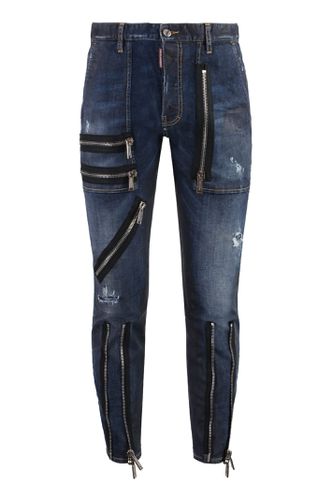 Military Straight Leg Jeans - Dsquared2 - Modalova