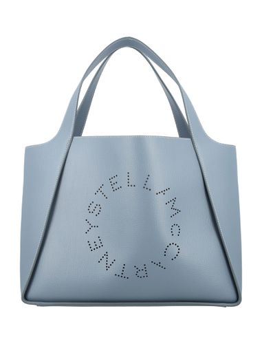 Logo Grainy Alter Mat Tote Bag - Stella McCartney - Modalova