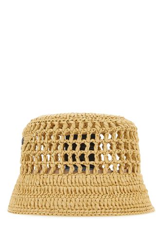 Prada Raffia Bucket Hat - Prada - Modalova