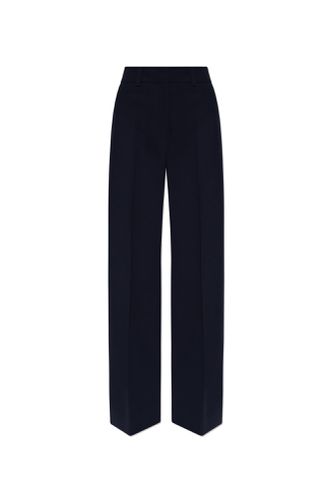 Off-White Wool Pleat-front Trousers - Off-White - Modalova