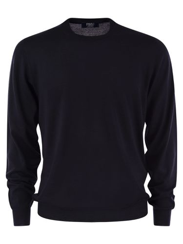 Crew-neck Sweater In Virgin Wool - Fedeli - Modalova