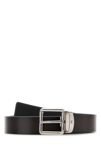 Montblanc Dark Brown Leather Belt - Montblanc - Modalova