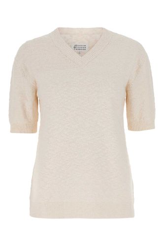 Ivory Cotton Blend Sweater - Maison Margiela - Modalova