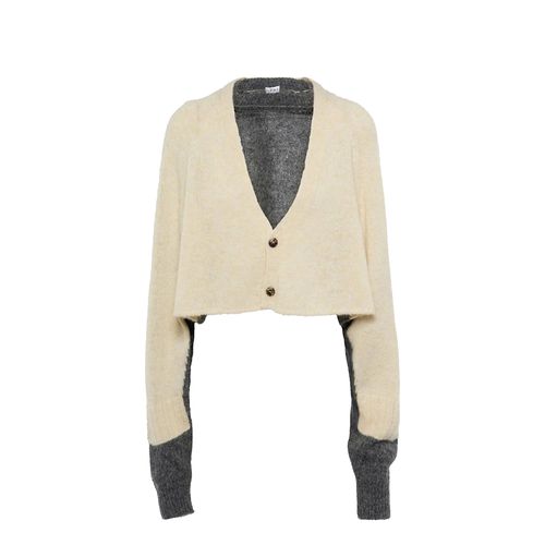 Loewe Cropped Wool Cardigan - Loewe - Modalova