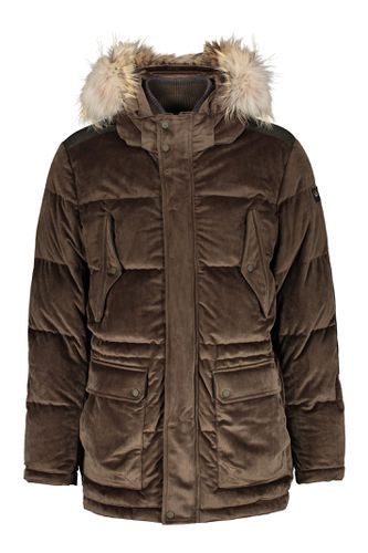 Zip And Snap Button Fastening Down Jacket - Paul & Shark - Modalova