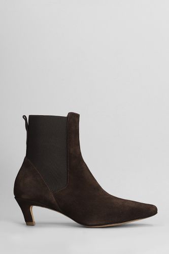 Susan High Heels Ankle Boots In Suede - Bibi Lou - Modalova