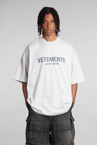 VETEMENTS T-shirt In Grey Cotton - VETEMENTS - Modalova