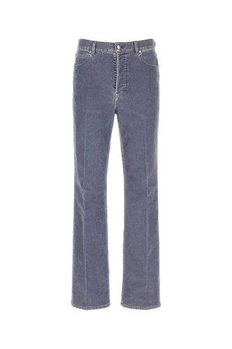 Graphite Stretch Cotton Blend Pant - Ferragamo - Modalova