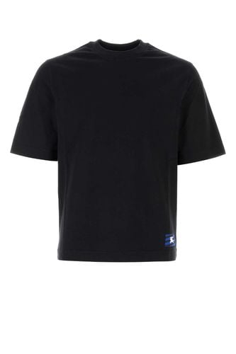Burberry Black Cotton T-shirt - Burberry - Modalova