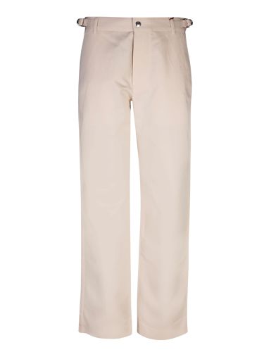 Le Pantalon Jean Loose Pants With A Button In Cotton And Linen Man - Jacquemus - Modalova