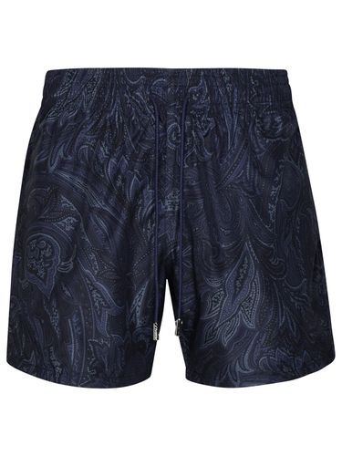 Etro Navy Polyester Swimsuit - Etro - Modalova