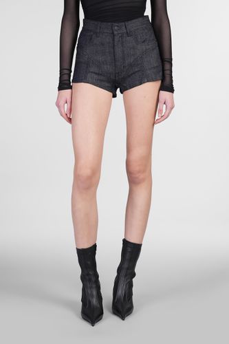 Mugler Shorts In Black Cotton - Mugler - Modalova