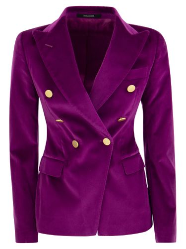 Alicya - Double-breasted Velvet Blazer - Tagliatore - Modalova