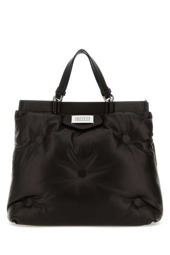 Black Nappa Leather Medium Glam Slam Shopping Bag - Maison Margiela - Modalova