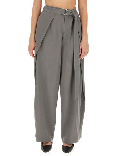 Paris Belted Wide Leg Pants - Ami Alexandre Mattiussi - Modalova