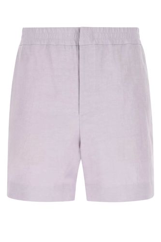 Lilac Linen Blend Bermuda Shorts - Fendi - Modalova