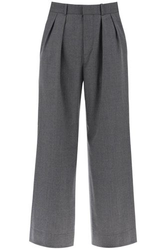 WARDROBE. NYC Wide Leg Flannel Trousers For Men Or - WARDROBE.NYC - Modalova