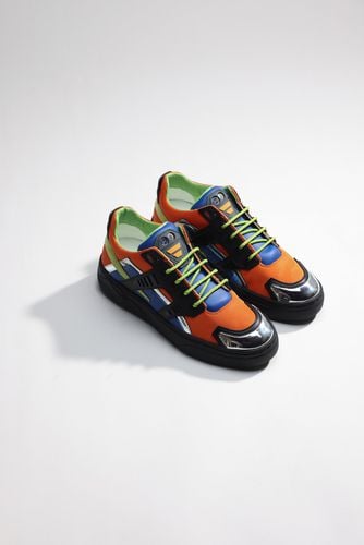 Low Top Sneaker - Mini Silverstone Orange Black - Hide & Jack - Modalova