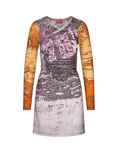 Diesel D-zenyd Jersey Mini Dress - Diesel - Modalova