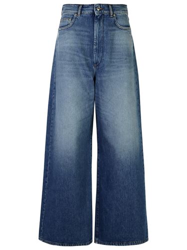 SportMax procida Blue Cotton Jeans - SportMax - Modalova