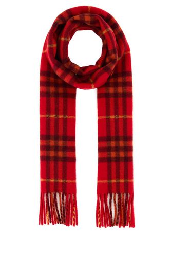 Burberry Embroidered Cashmere Scarf - Burberry - Modalova