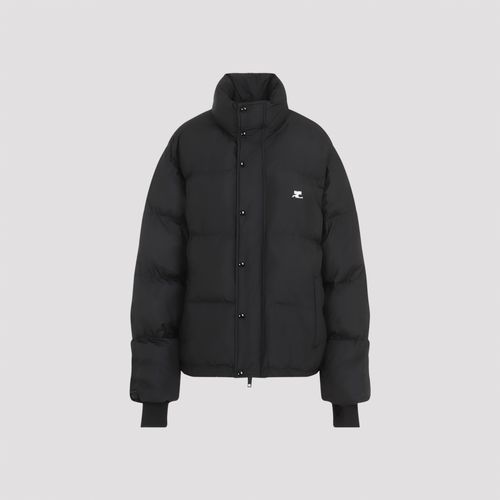 Courrèges Black Down Jacket - Courrèges - Modalova