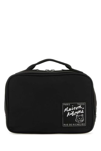 Black Nylon Belt Bag - Maison Kitsuné - Modalova