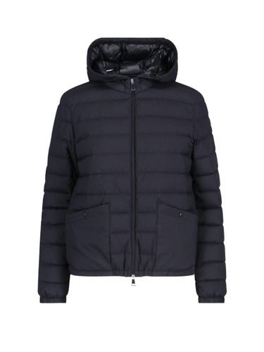 Moncler Logo Zip Down hede Jacket - Moncler - Modalova