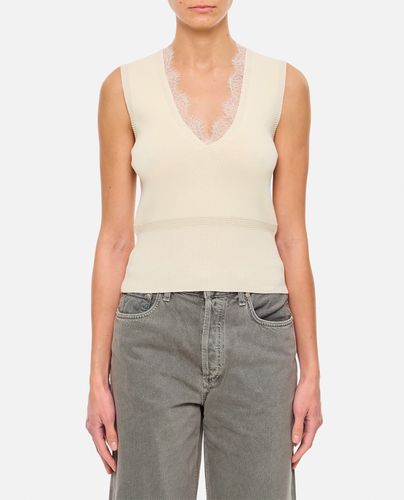 J. W. Anderson Lace Trim V Neck Vest - J.W. Anderson - Modalova