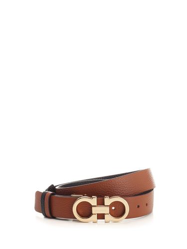 Reversible And Adjustable gancini Belt - Ferragamo - Modalova