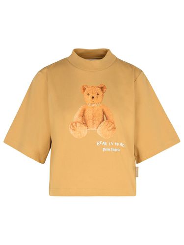 Bear In Mind Cotton T-shirt - Palm Angels - Modalova