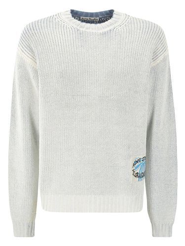 Logo Patch Knitted Jumper - Acne Studios - Modalova